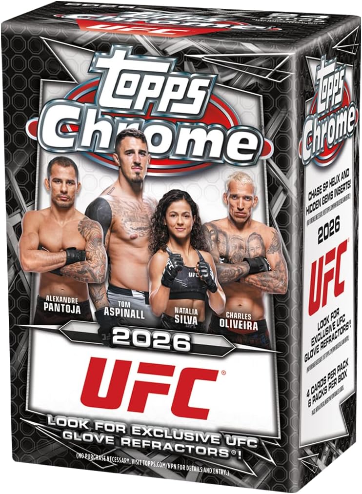 2026 Topps Chrome UFC Value Box, factory sealed