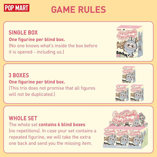 POP MART THE MONSTERS Exciting Macaron series figures