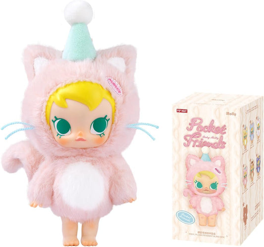 POP MART Baby Molly Pocket Friends vinyl plush pendant with retail blind box