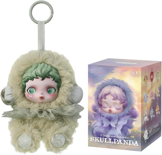 POP MART SKULLPANDA L’impressionnisme plush pendant with retail blind box