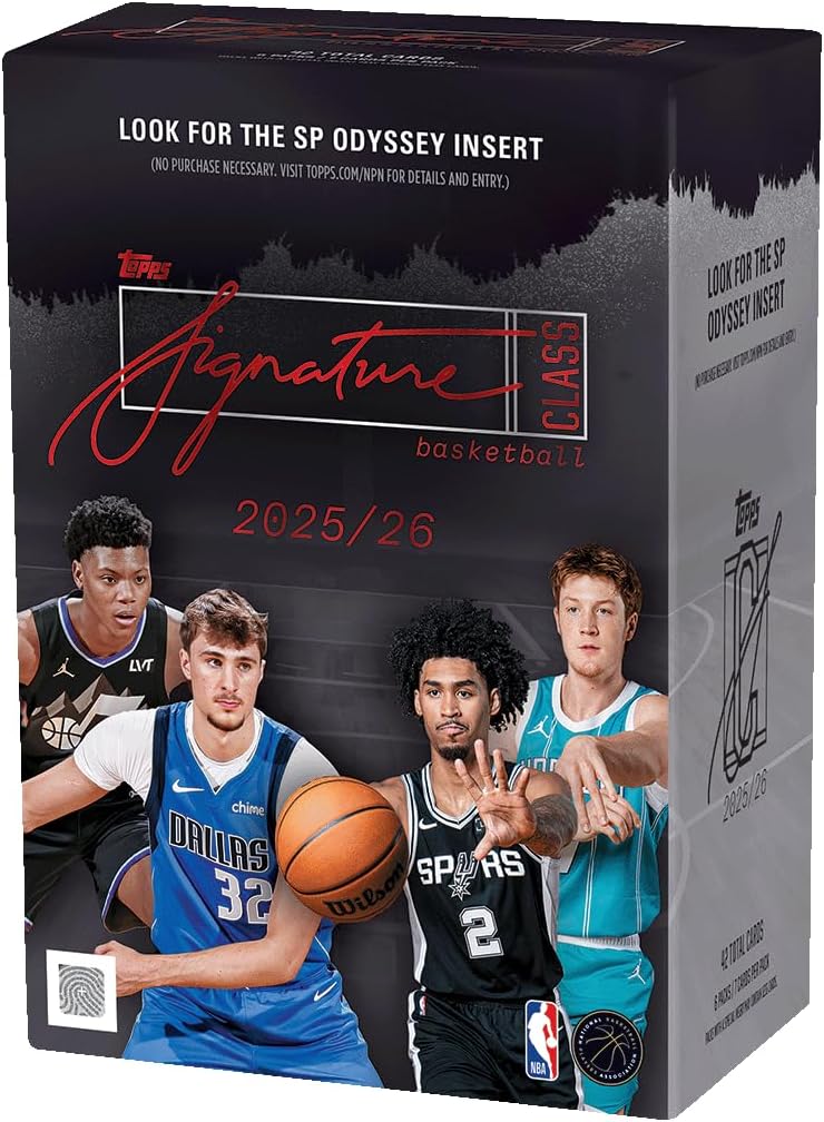 2025-26 Topps Signature Class Basketball Value Box, factory sealed