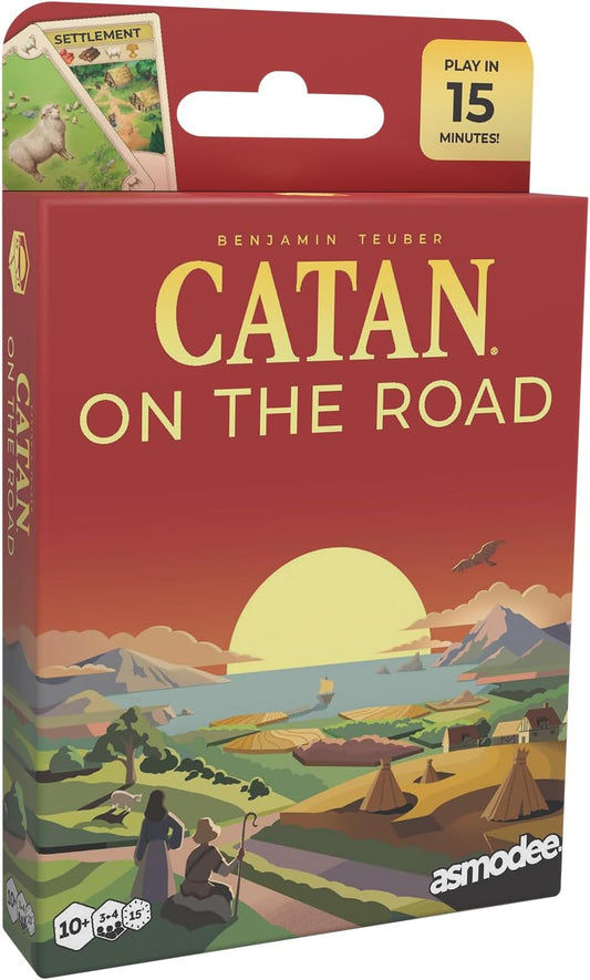 CATAN On The Road travel card game box