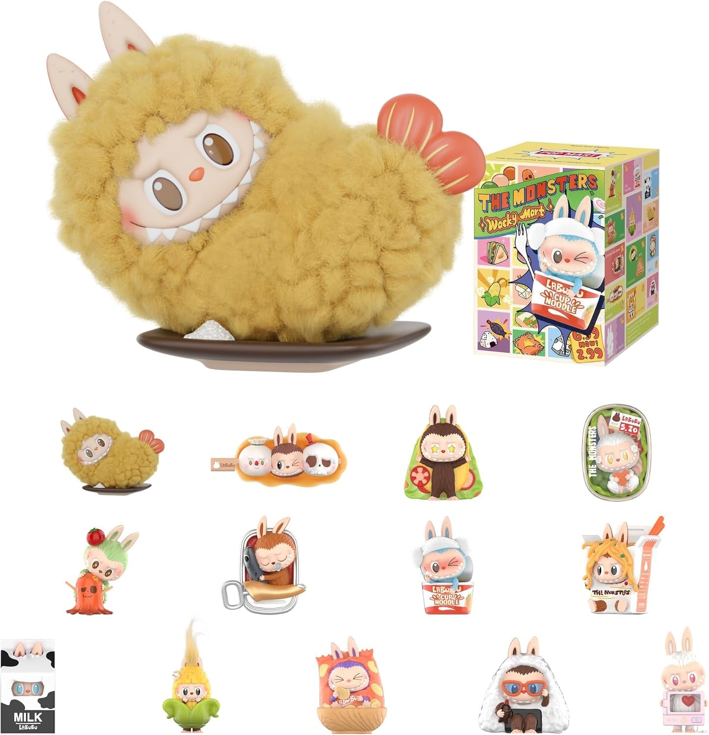 POP MART THE MONSTERS Wacky Mart series figure with retail blind box and the full line-up