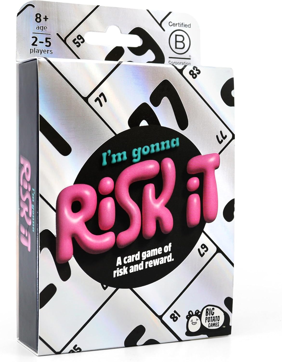 Big Potato I'm Gonna Risk It: Push-Your-Luck Card Game | Travel Game for Holidays and Game Nights | Perfec