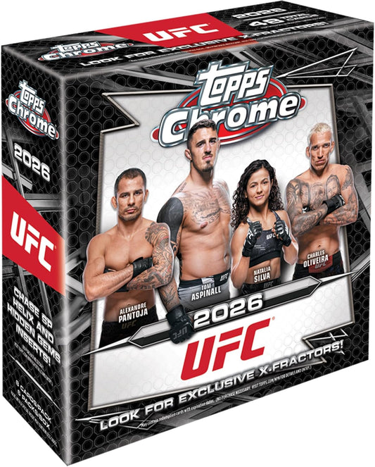 2026 Topps Chrome UFC Mega Box, factory sealed