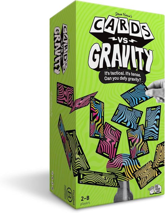 Big Potato Cards Vs Gravity Pro: Includes Travel Bag and Extra Cards | Fun Family Travel Game for 2-8 Players,