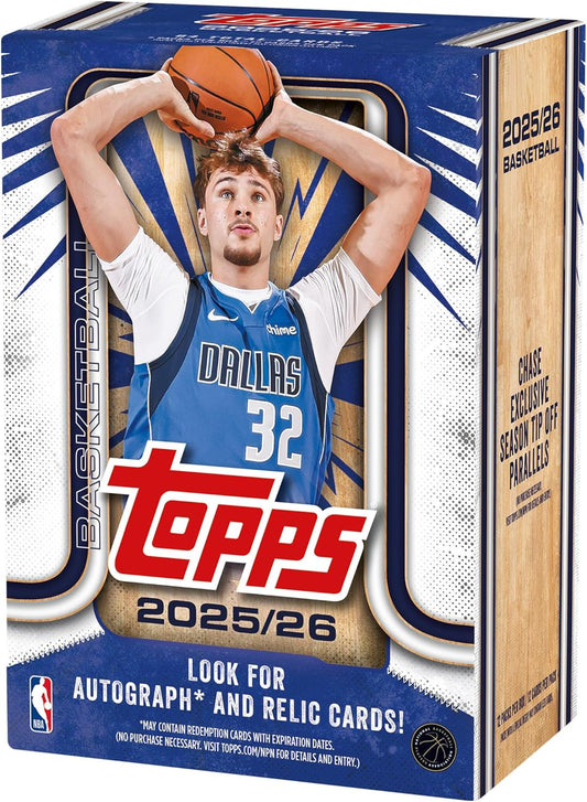 2025-26 Topps Basketball Value Box, factory sealed, officially licensed NBA trading cards