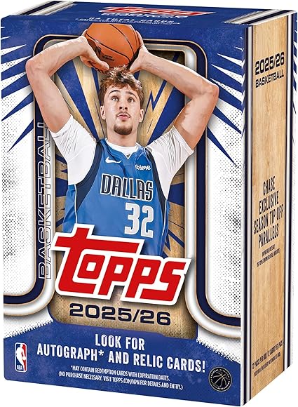 2025-26 Topps Basketball - Value Box (12 cards per pack, 7 packs per box)