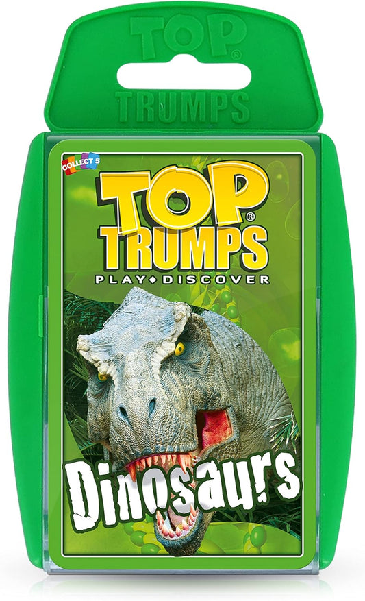 Top Trumps Dinosaurs Classics Card Game, Discover facts in this educational packed game including the killer rating for 