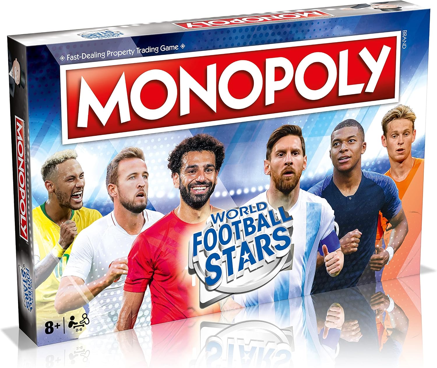 Monopoly World Football Stars edition board game box
