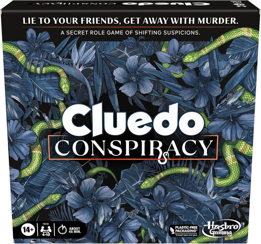 Cluedo Conspiracy board game box, Hasbro Gaming