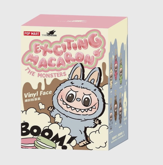 AUTHENTIC POPMART Labubu V1 “Exciting Macaron” – The Monsters Series – Blind Box