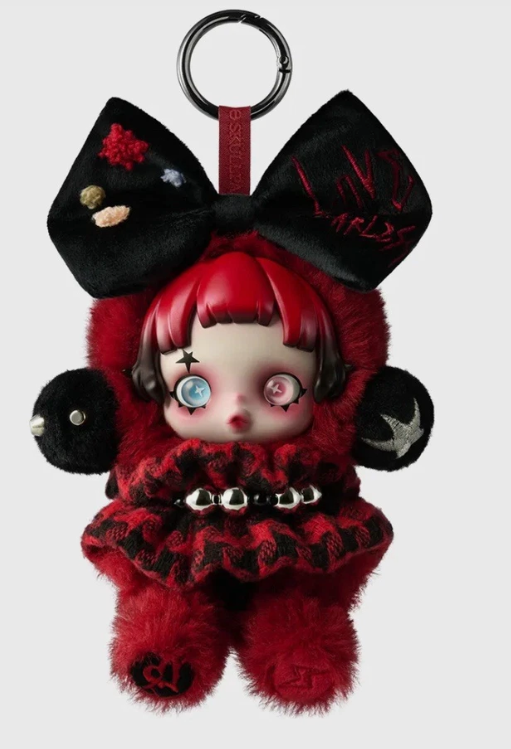 Authentic POPMART Skullpanda 6khz plush pendant Europe Exclusive Limited Edition